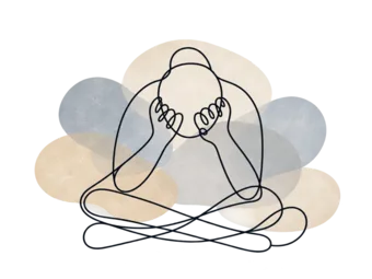 Illustrazione dedicata ai disturbi dell&rsquo;umore
